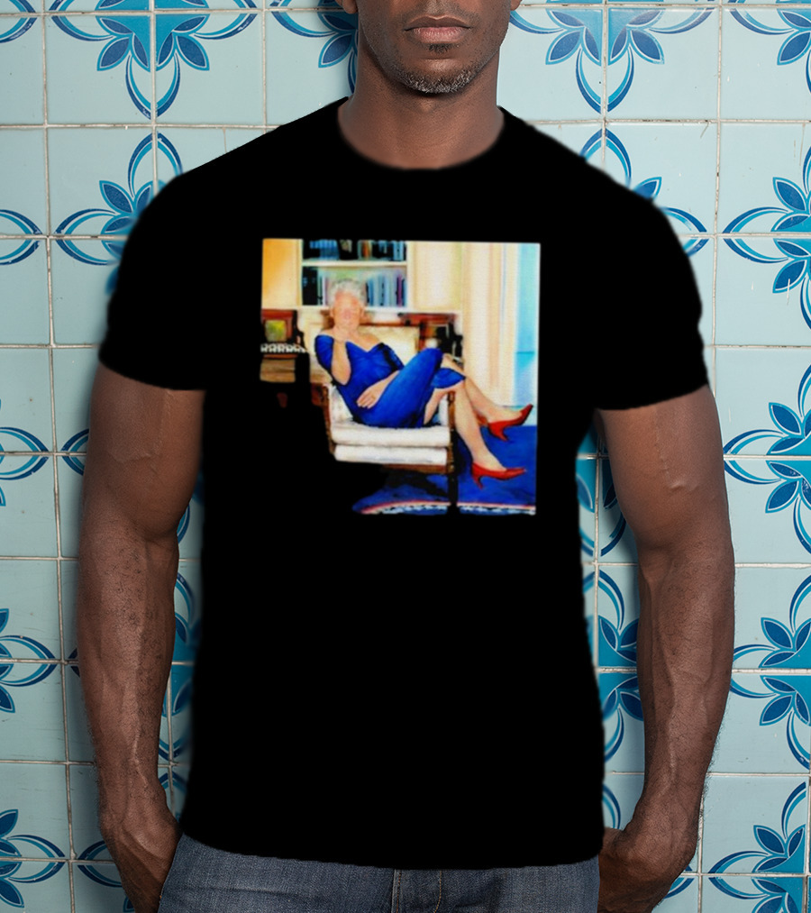 Parsing Bill Clinton Blue Dress Jeffrey Epstein Home T-Shirt