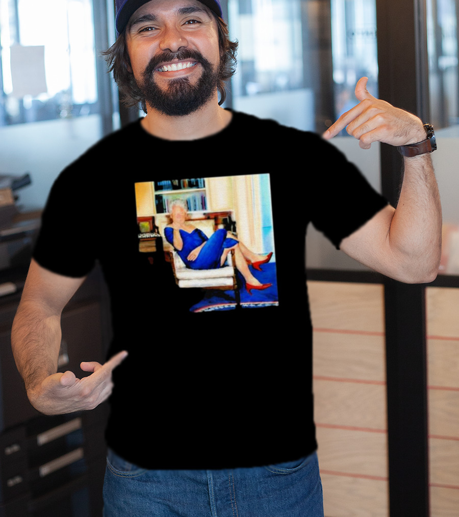 Parsing Bill Clinton Blue Dress Jeffrey Epstein Home T-Shirt