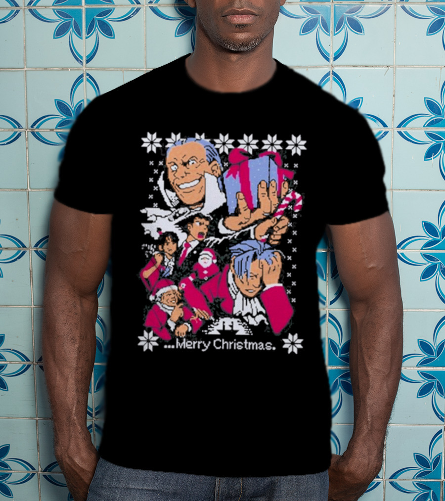 Merry Christmas Turnabout With Nina Matsumoto Characters T-Shirt