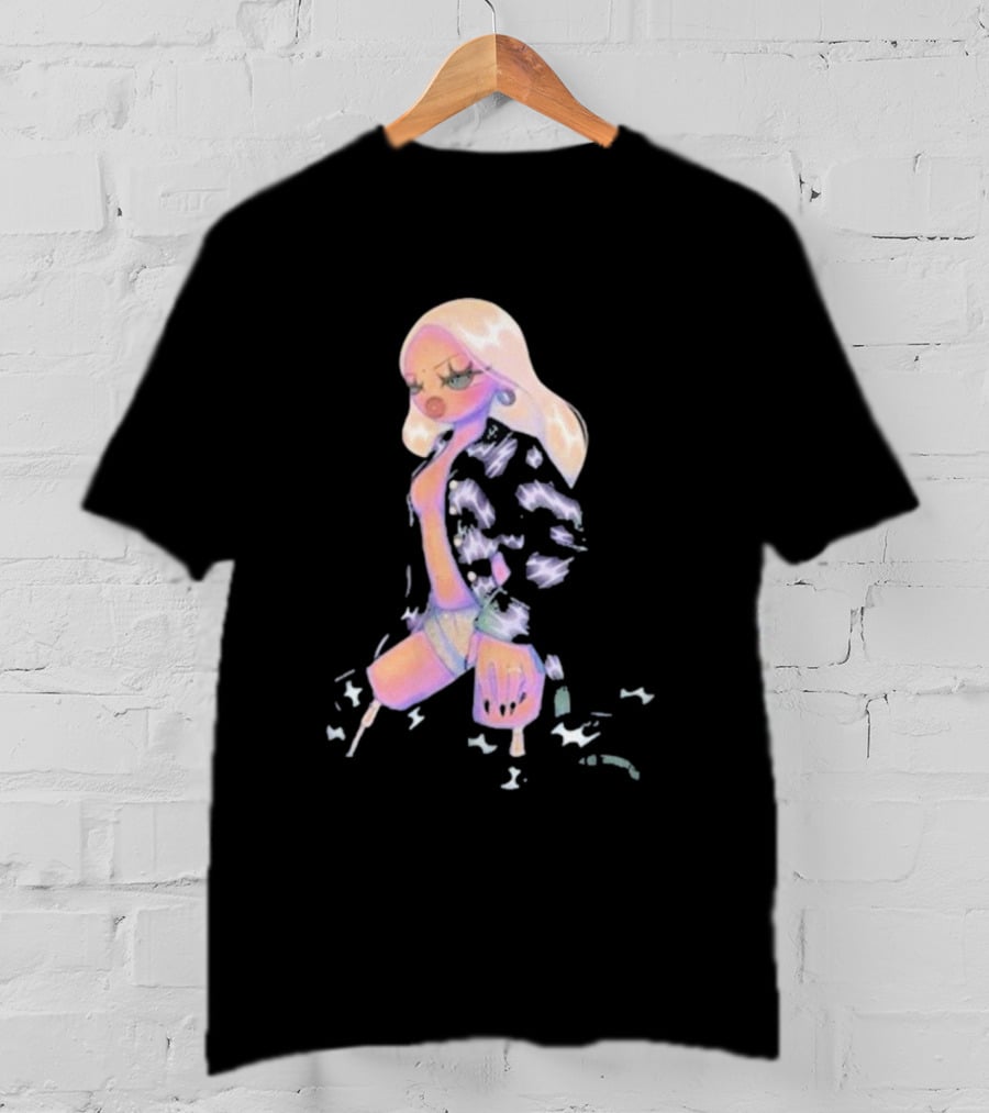 Rhea Raj Hunter Animated Pastel Fashion T-Shirt