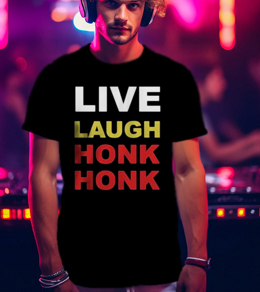 Tank Ledger Live Laugh Honk Honk Funny Clown Meme T-Shirt