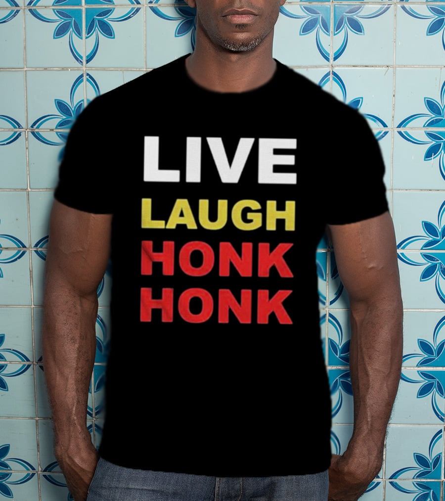 Tank Ledger Live Laugh Honk Honk Funny Clown Meme T-Shirt