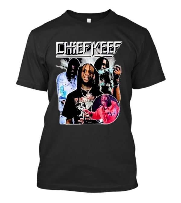 Chief Keef Collage Smoke And Red T-Shirt