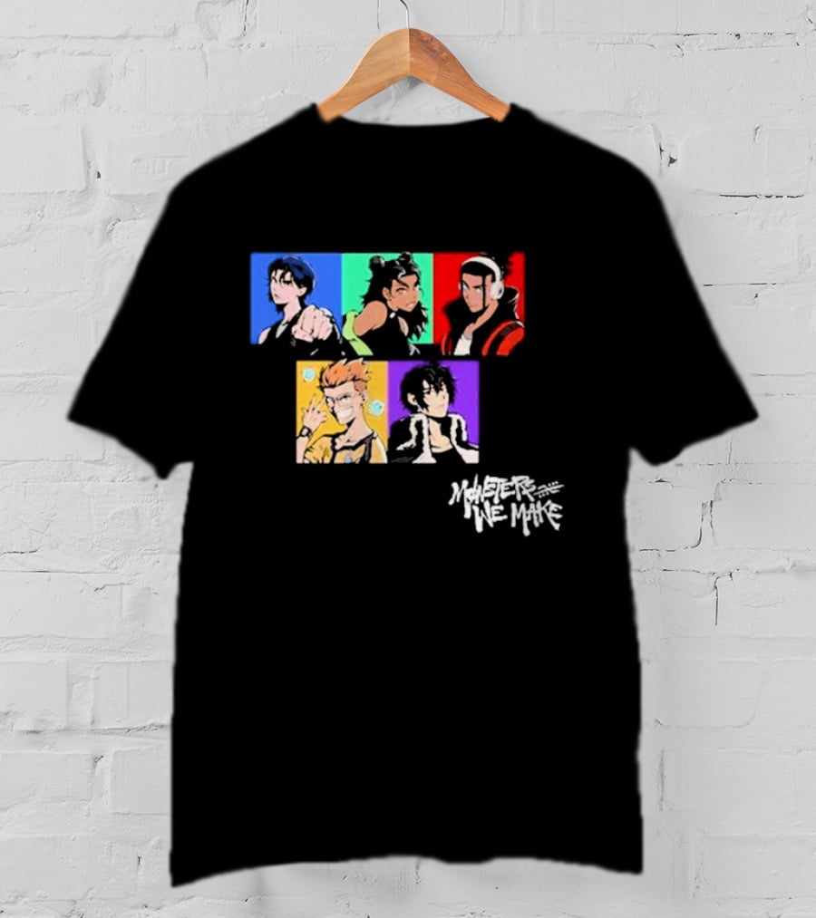 Monsters We Make Colorful Character Portraits T-Shirt