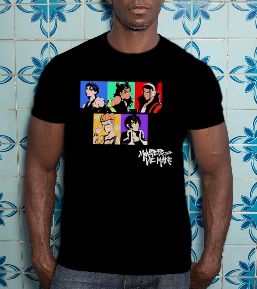 Monsters We Make Colorful Character Portraits T-Shirt