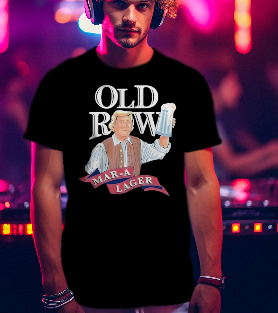 Old Row Mar-A Lager Vintage Style Cheers Figure T-Shirt