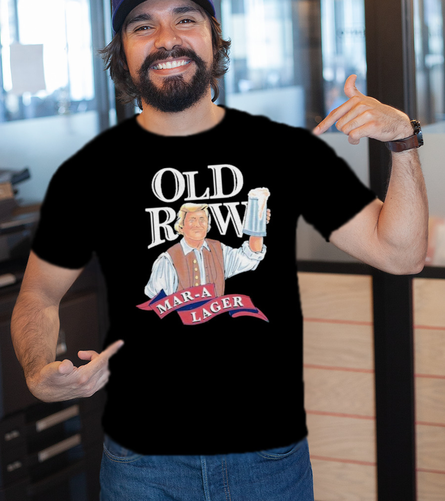 Old Row Mar-A Lager Vintage Style Cheers Figure T-Shirt