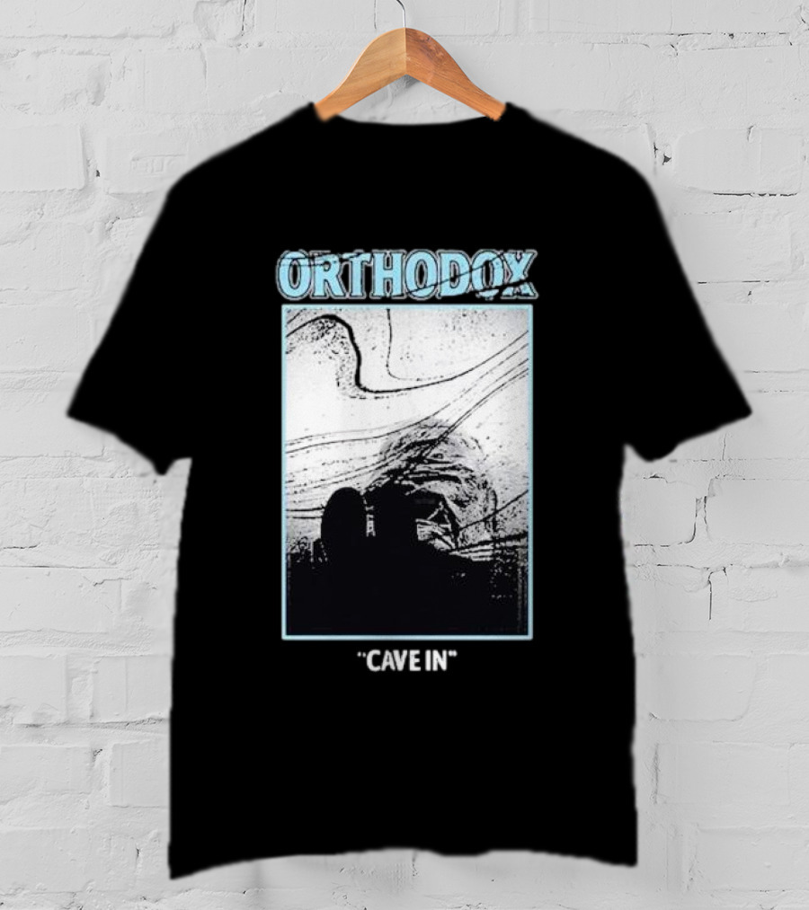 Orthodox Cave In Monochrome Abstract T-Shirt