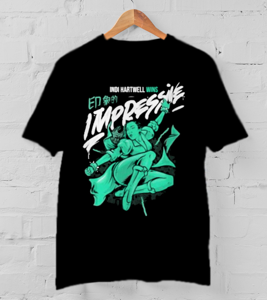 Indi Hartwell Wins Impressive T-Shirt
