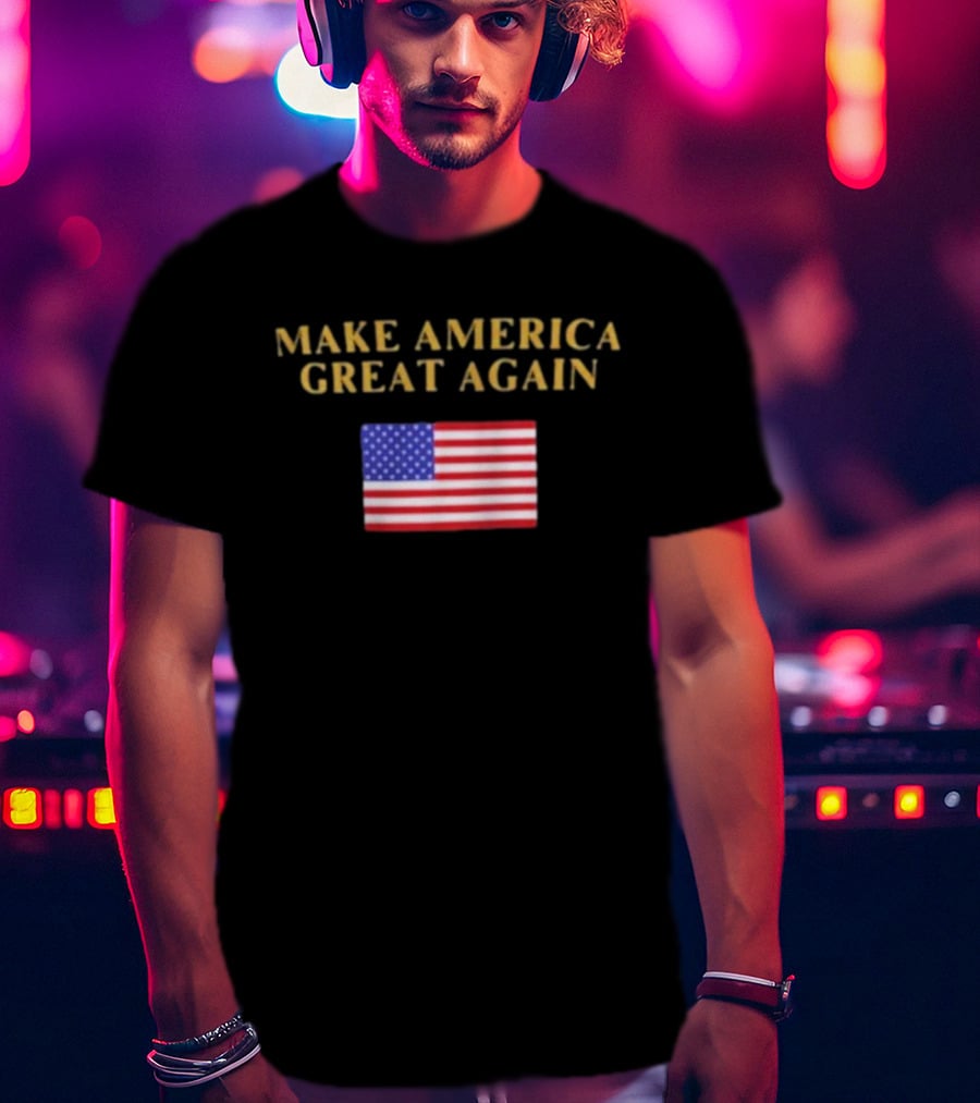 Make America Great Again American Flag T-Shirt