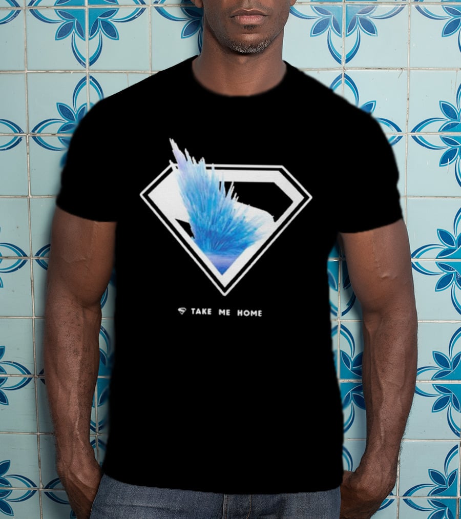 Uperman 2025 Take Me Home Ice Crystal Diamond Emblem T-Shirt
