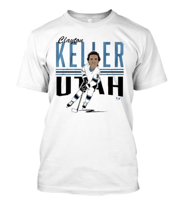 Clayton Keller Utah Center Ice Caricature T-Shirt