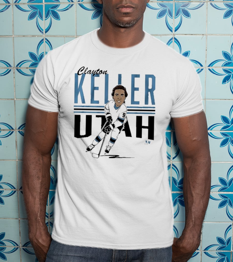 Clayton Keller Utah Center Ice Caricature T-Shirt