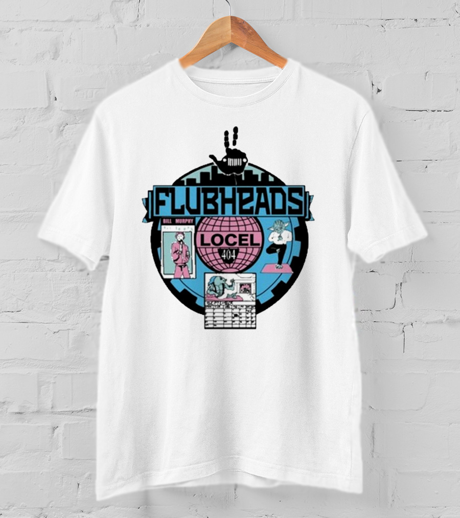 Flubheads Bill Murphy Locel 404 Retro Robot T-Shirt