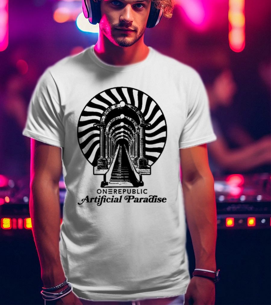 ONEREPUBLIC Artificial Paradise Archway Spiral T-Shirt