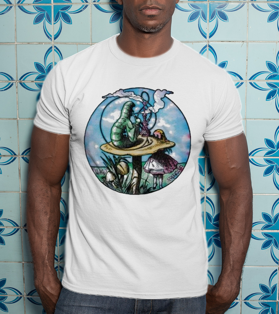 Red Hot Chili Peppers X Freaktopia Caterpillar Mushroom Wonderland T-Shirt