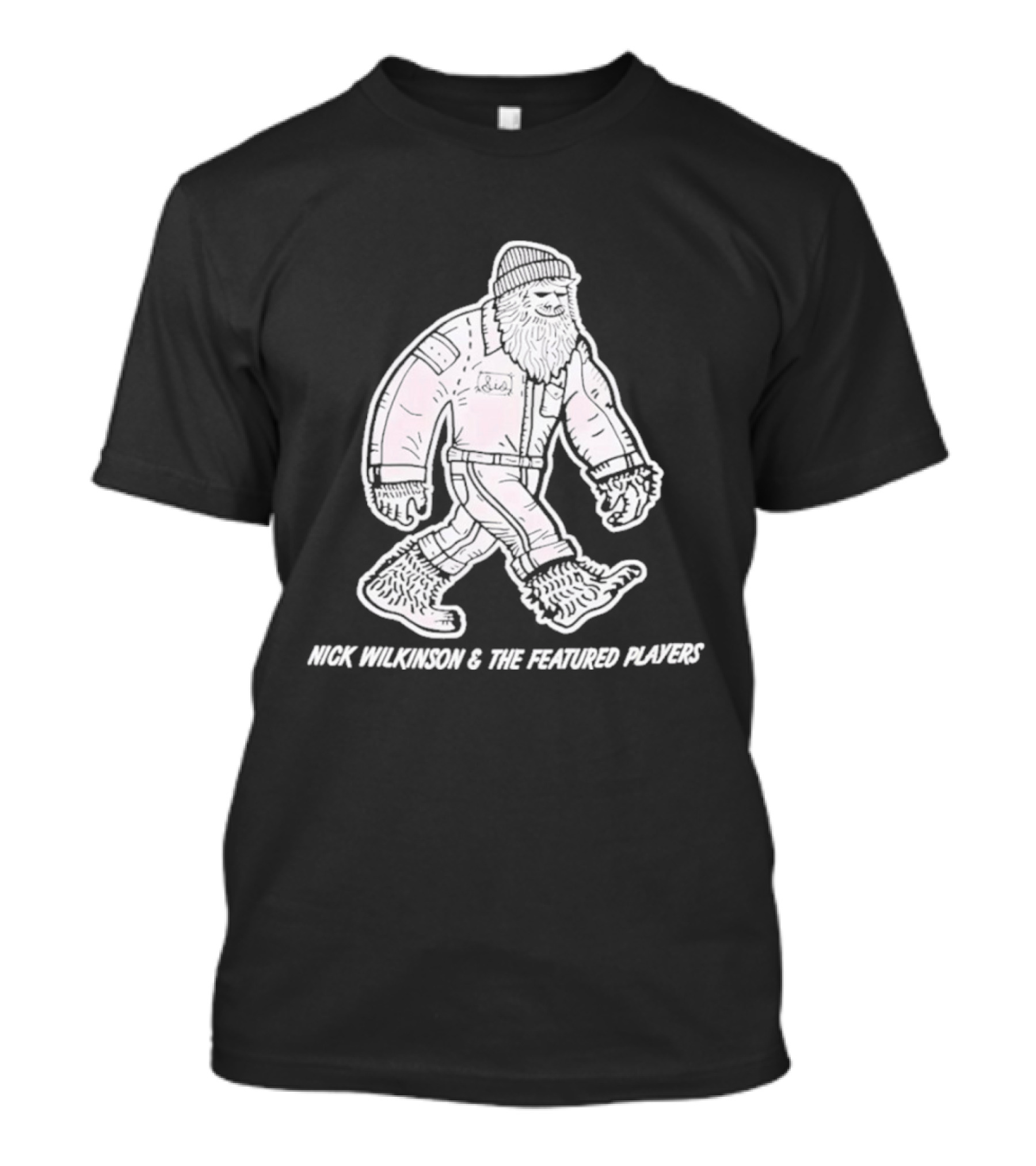 Nick Wilkinson And The Featured Players Bigfoot Lumberjack T-Shirt