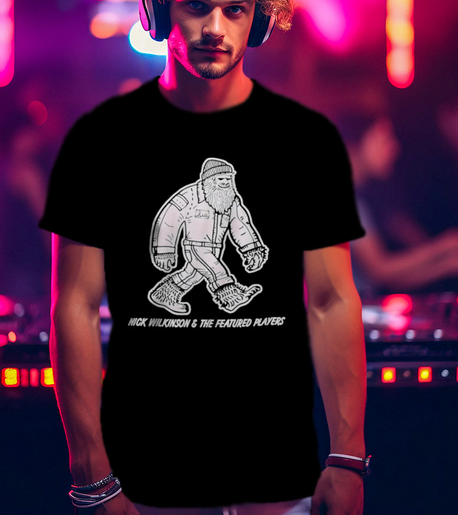 Nick Wilkinson And The Featured Players Bigfoot Lumberjack T-Shirt