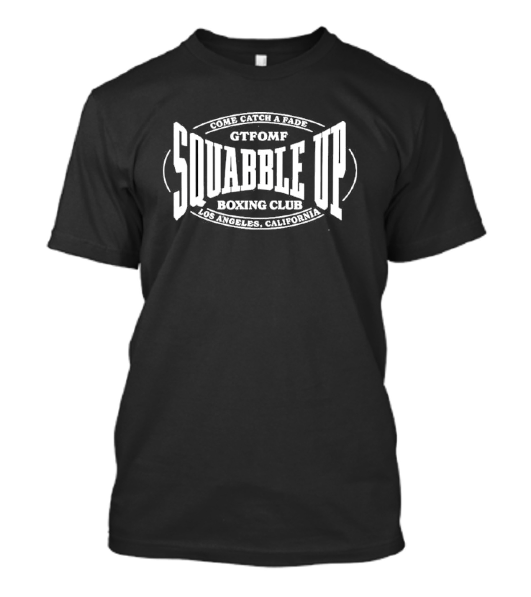 Kendrick Lamar Squabble Up Boxing Club Come Catch A Fade GTFOMF Los Angeles California Mineral Wash T-Shirt
