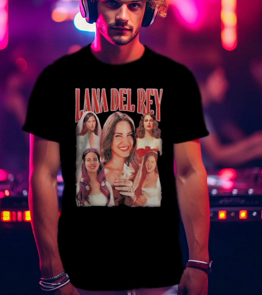 Lana Del Rey Iconic Collage T-Shirt