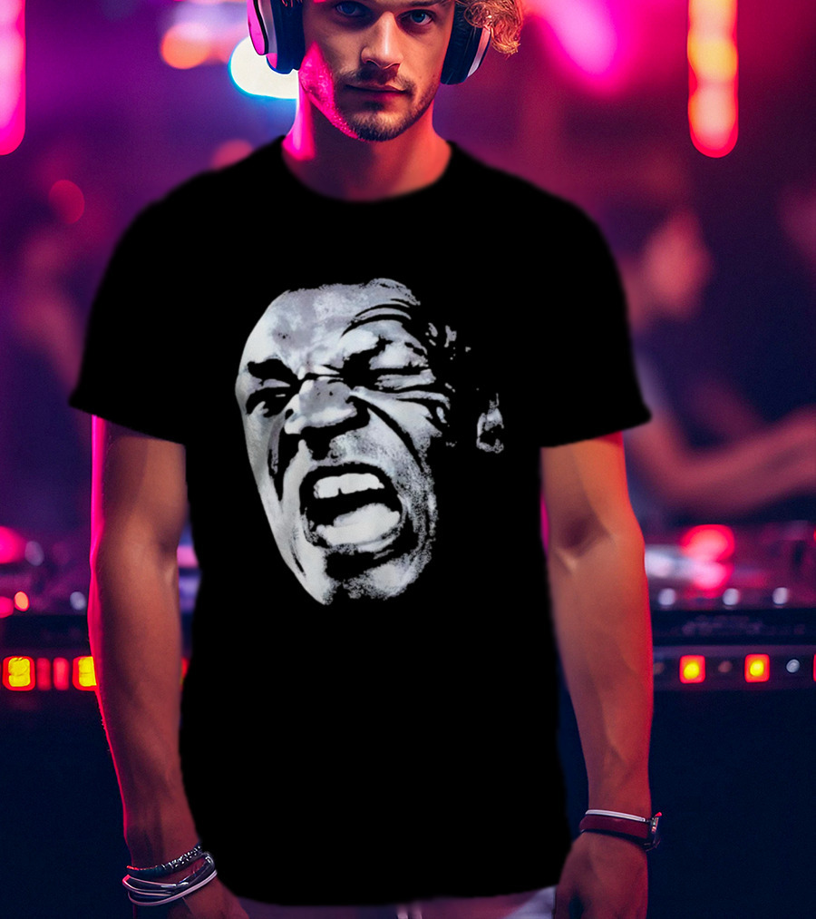 Lean And Mean Mike Tyson Expression Face T-Shirt