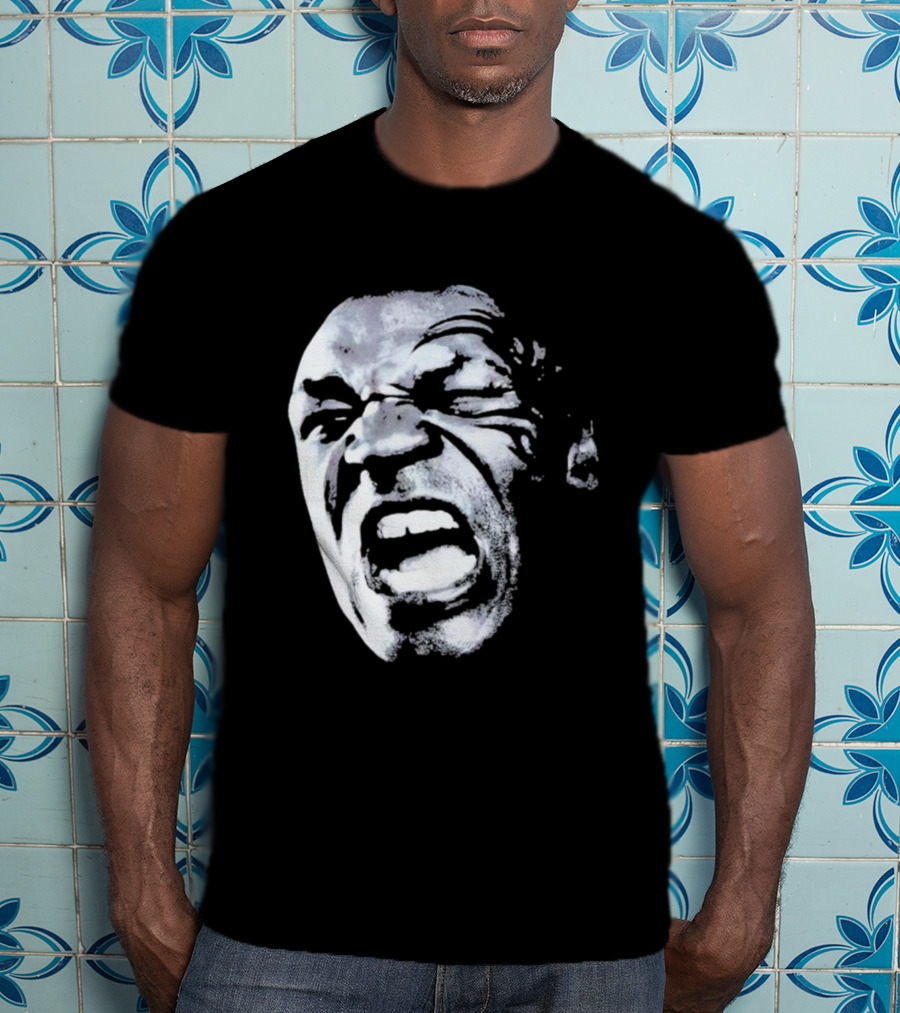 Lean And Mean Mike Tyson Expression Face T-Shirt