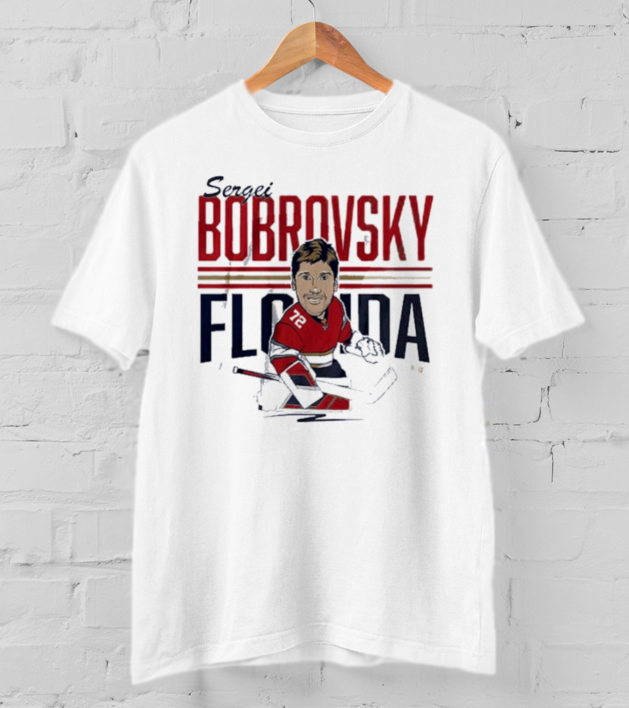 Sergei Bobrovsky Florida 72 Caricature T-Shirt