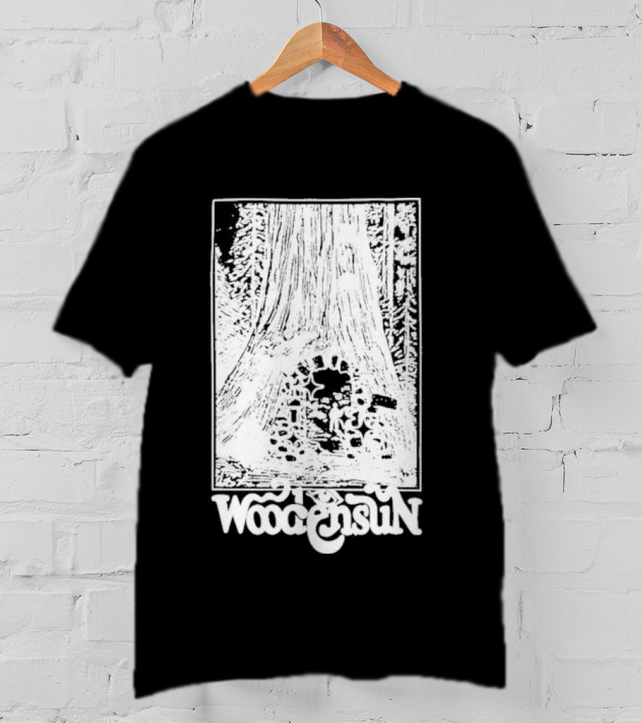 Woodensun Enchanted Realm Beneath The Giant Tree T-Shirt