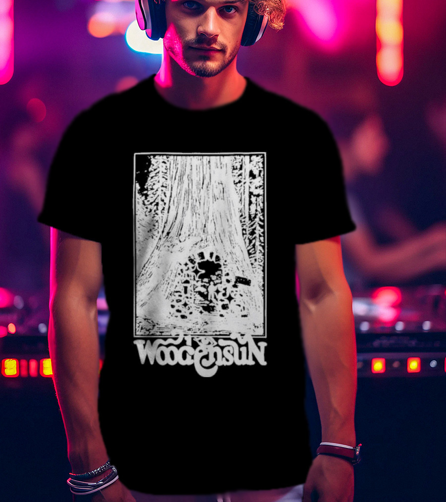 Woodensun Enchanted Realm Beneath The Giant Tree T-Shirt