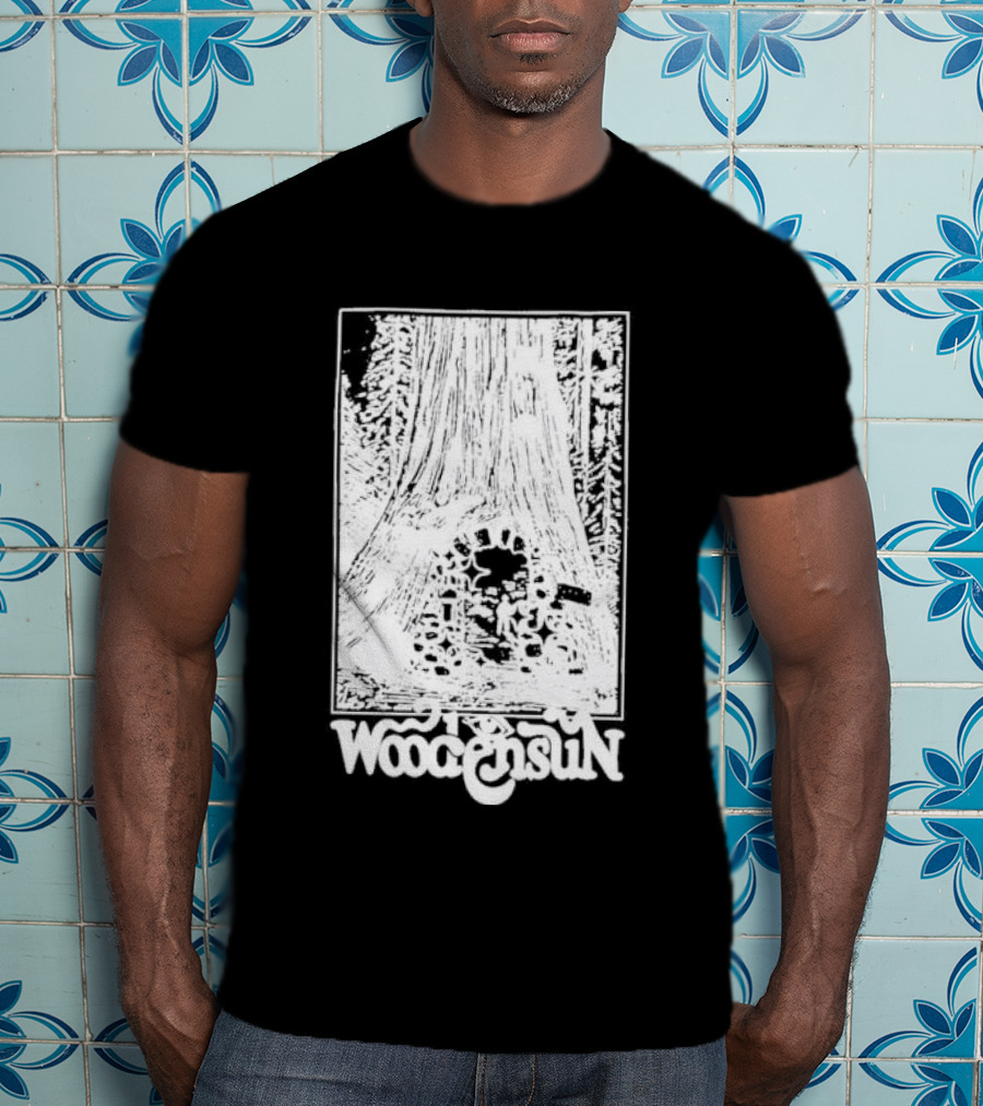 Woodensun Enchanted Realm Beneath The Giant Tree T-Shirt
