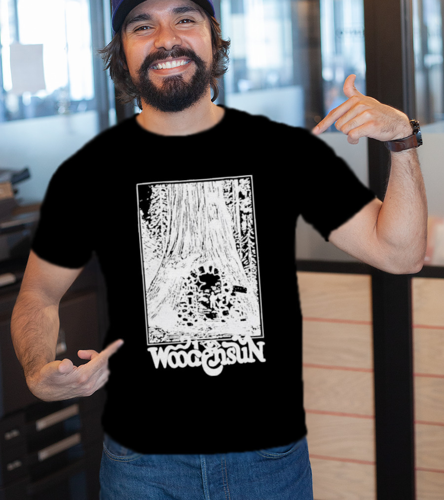 Woodensun Enchanted Realm Beneath The Giant Tree T-Shirt
