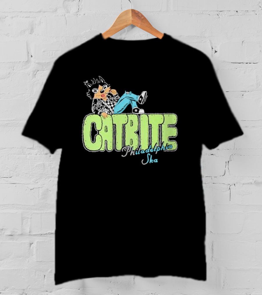 Cool Catbite Philadelphia Ska 2.0 Mineral Wash T-Shirt