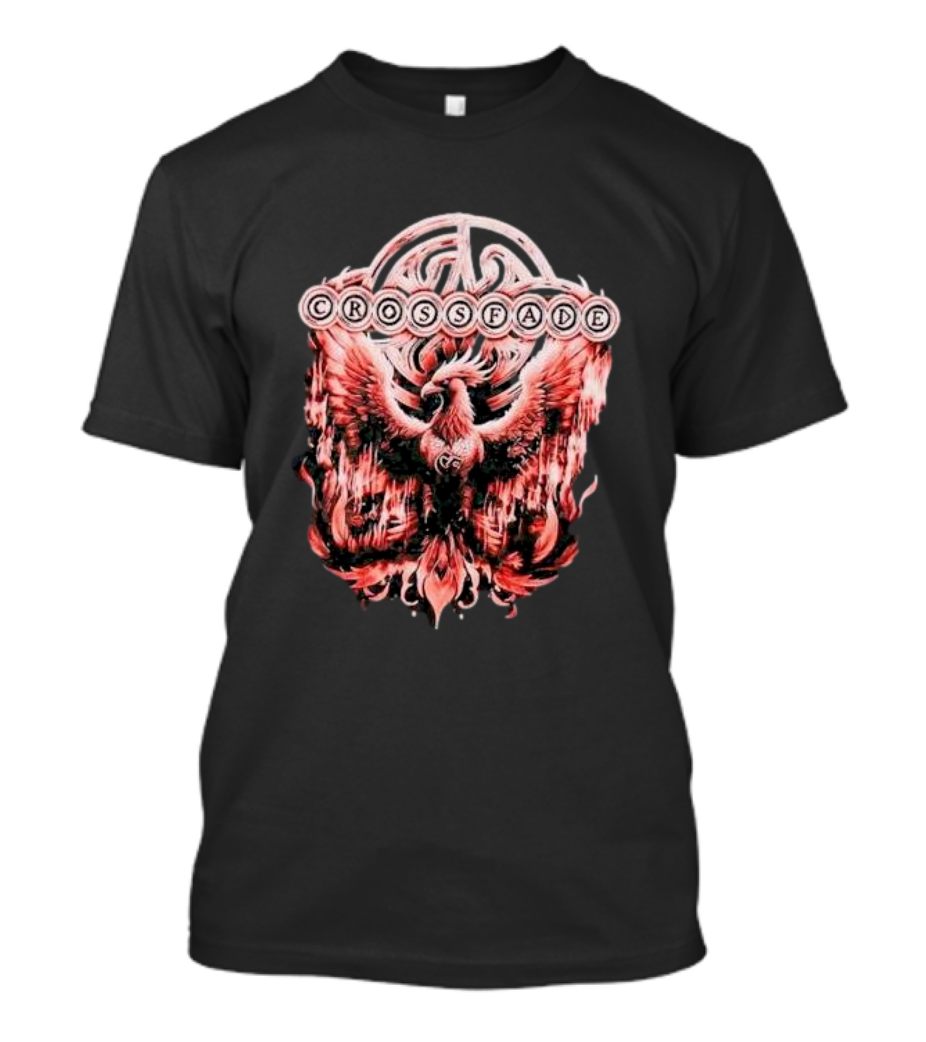 Crossfade Rising Phoenix Flame T-Shirt