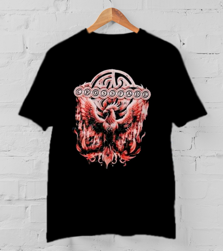 Crossfade Rising Phoenix Flame T-Shirt