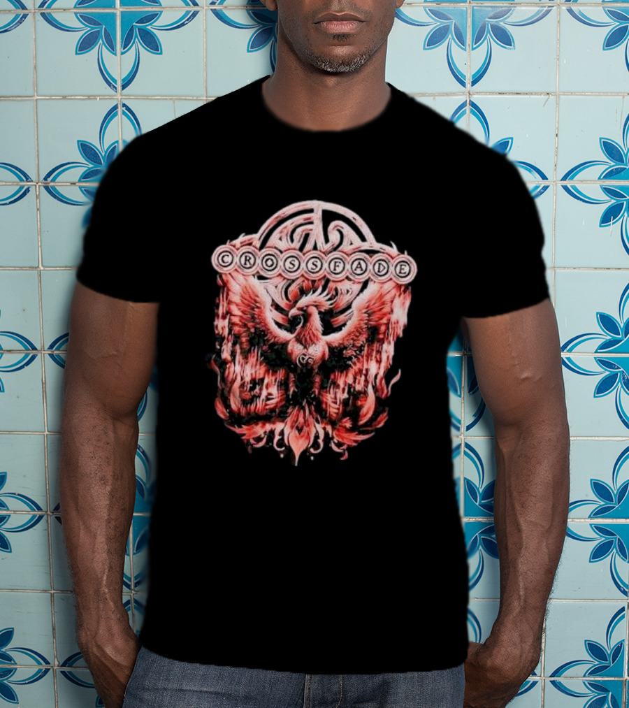 Crossfade Rising Phoenix Flame T-Shirt