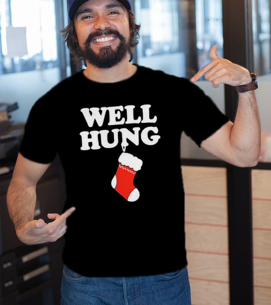 Danny Duncan Well Hung Holiday Stocking T-Shirt