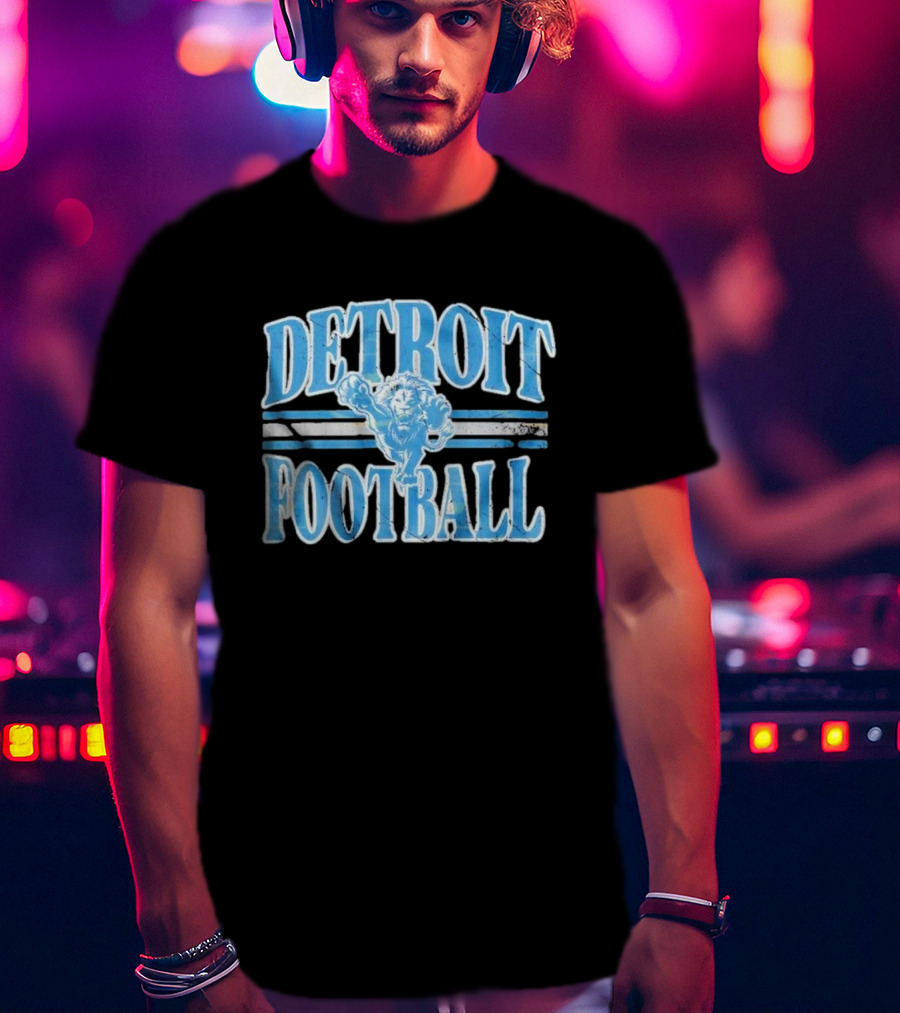 Detroit Lions Football Detroit Football T-Shirt