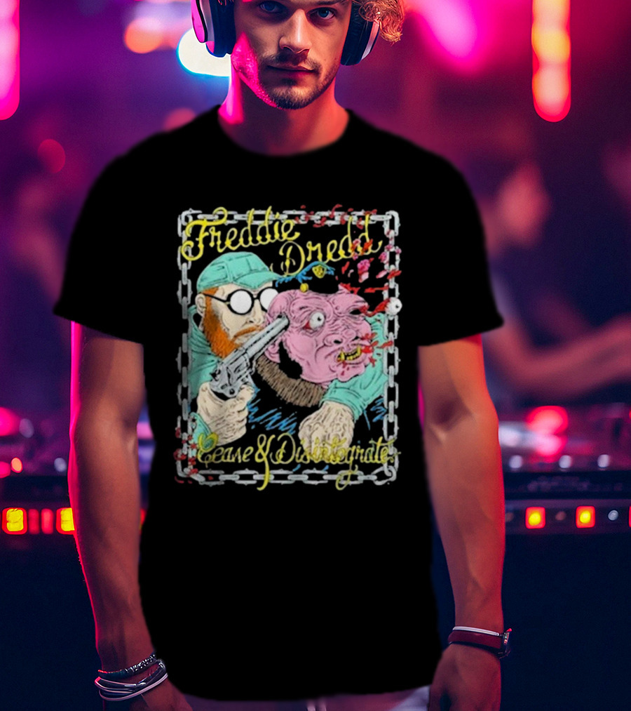 Freddie Dredd Cease And Disintegrate Piggy T-Shirt