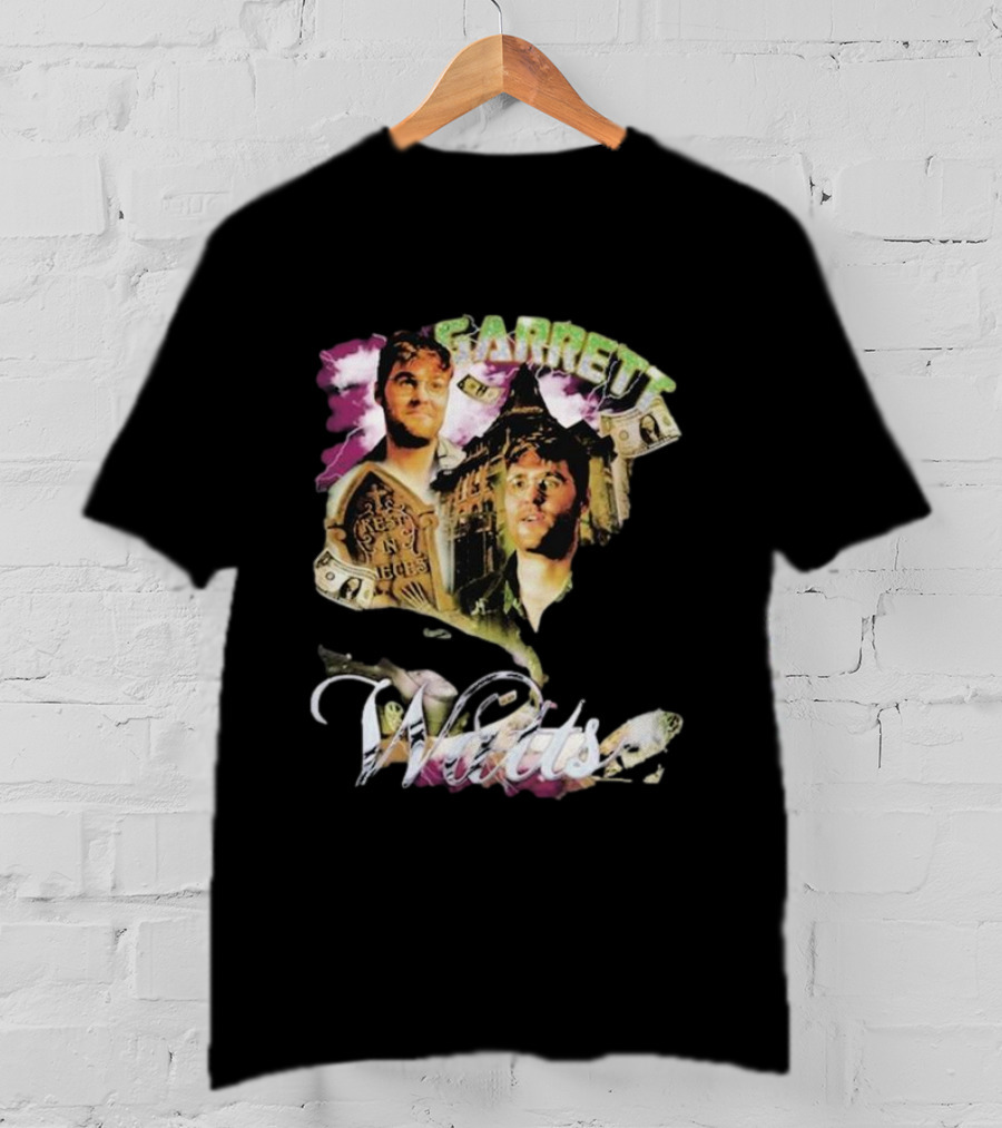 Garett Watts 90's Rap Style Bootleg Design Dollar Bills T-Shirt