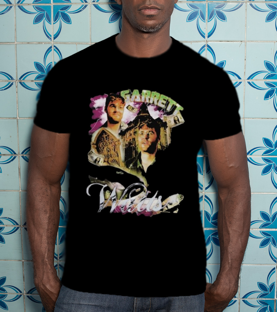 Garett Watts 90's Rap Style Bootleg Design Dollar Bills T-Shirt