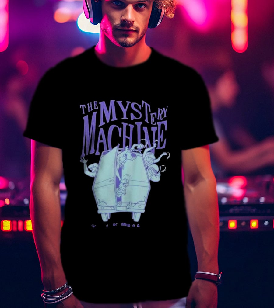 The Mystery Machine Scooby Doo Crew Tonal T-Shirt