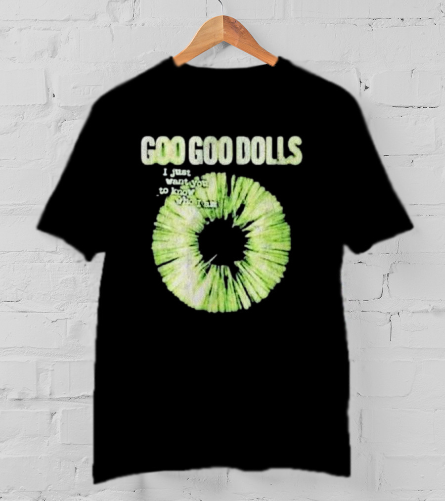 Goo Goo Dolls I Just Want You To Know Who I Am Green Circular T-Shirt