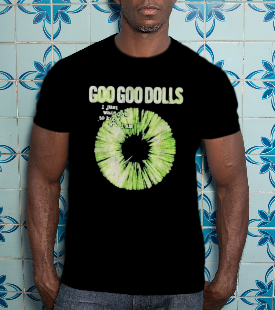 Goo Goo Dolls I Just Want You To Know Who I Am Green Circular T-Shirt