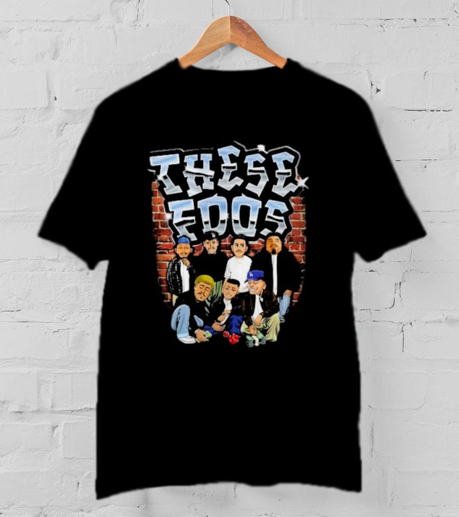 These Foos Homies Urban Street Style Characters 90s Graffiti Vibe T-Shirt