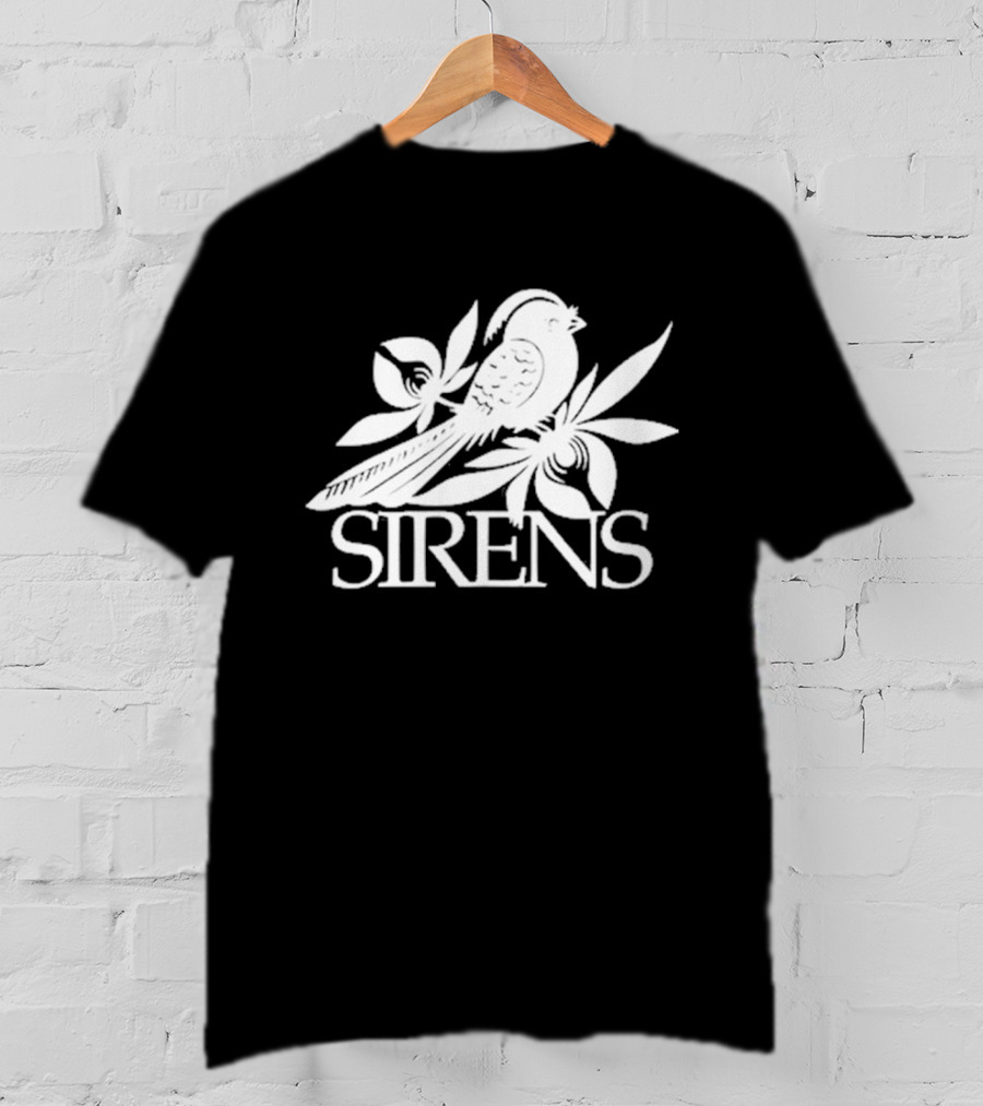 Sirens Bird Logo Black T-Shirt
