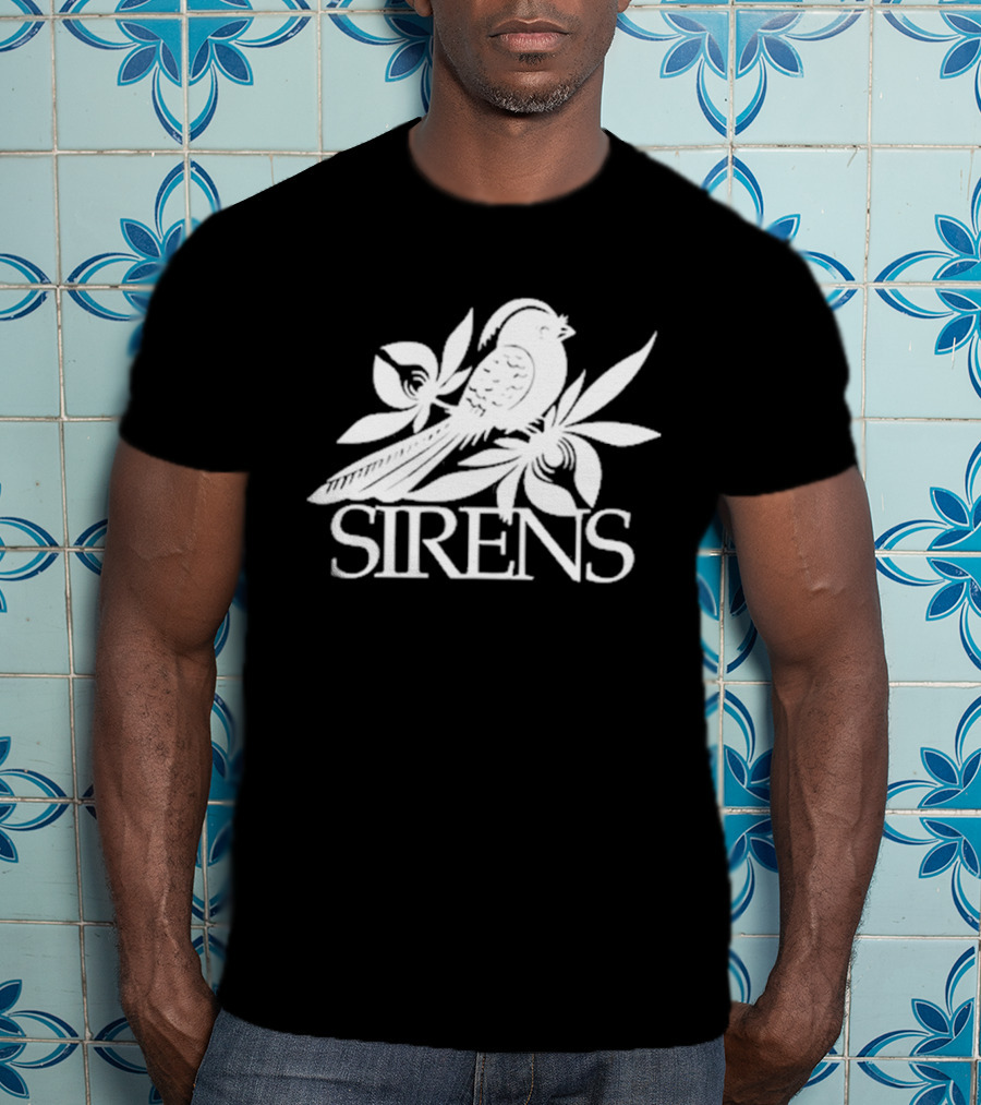 Sirens Bird Logo Black T-Shirt