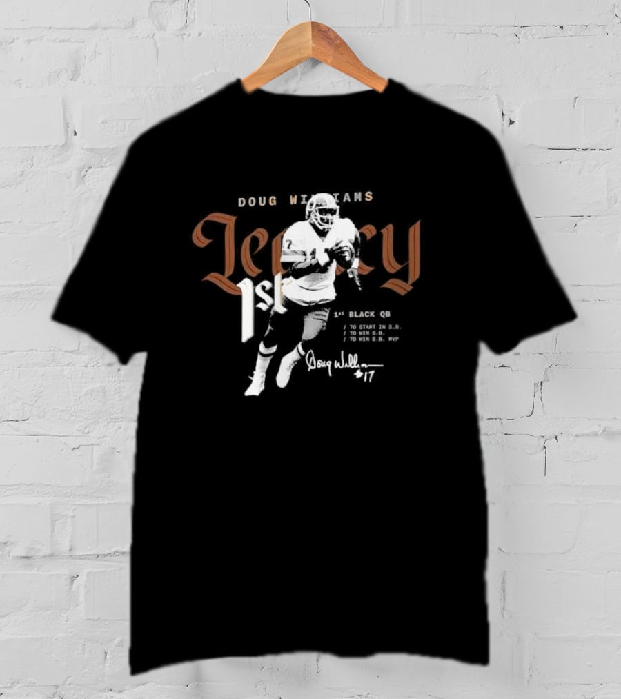 Doug Williams Legacy 1st Black QB Washington Commanders Mitchell And Ness T-Shirt