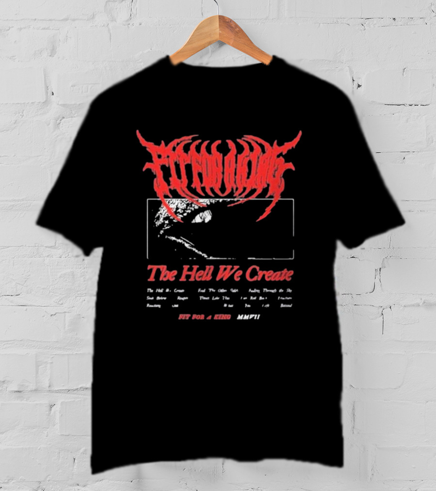 Fit For A King The Hell We Create MMXVI Skull T-Shirt
