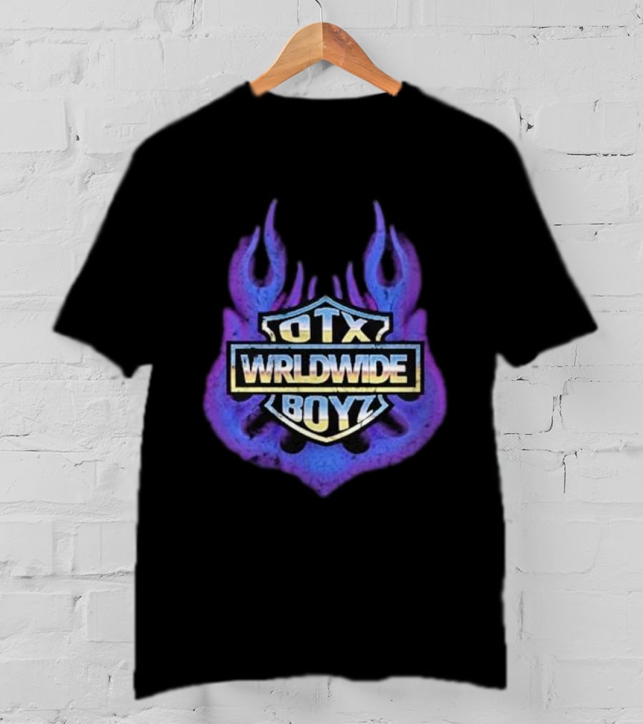 Geezyworld Otx Wrldwide Boyz Flame T-Shirt