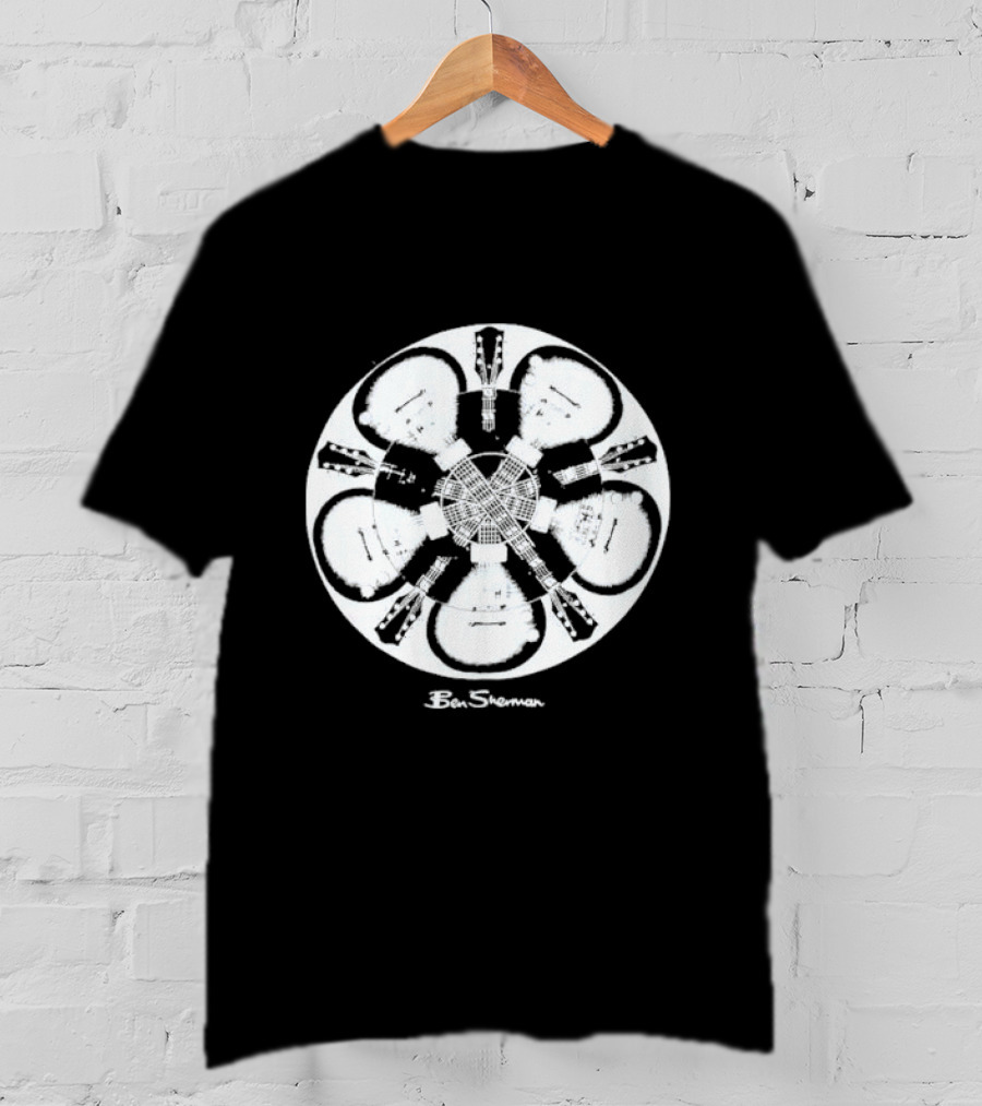 Guitar Mandala Ben Sherman Optical Illusion T-Shirt